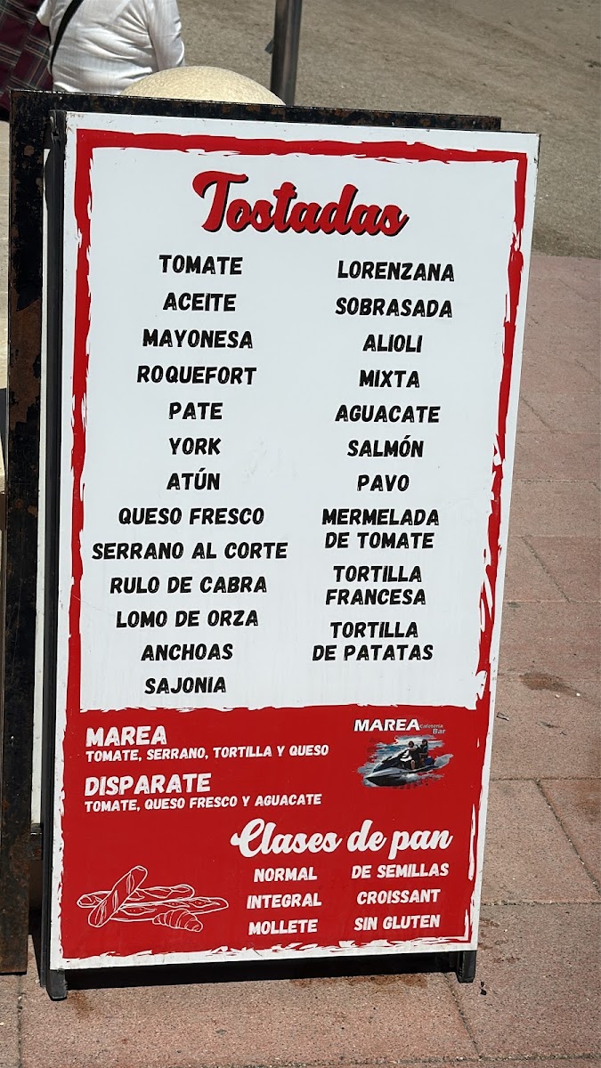 Menu Cafetería Marea-2